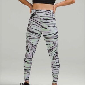 Lululemon Swift Speed High Rise Tight 28" Camo Pastel Paint Glide Multi
